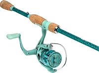 SheFish Sparkle Elite 6 ft 6 in M Teal Spinning Combo