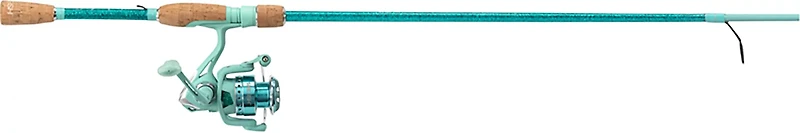SheFish Sparkle Elite 6 ft 6 in M Teal Spinning Combo