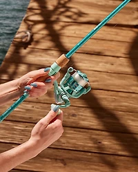 SheFish Sparkle Elite 6 ft 6 in M Teal Spinning Combo