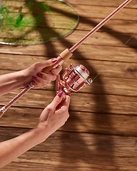 SheFish Sparkle Elite 6 ft 6 in M Rose Gold Spinning Combo