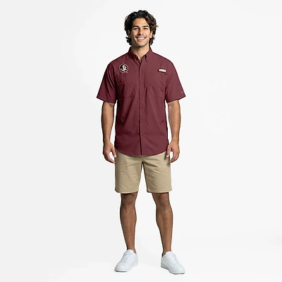 Columbia Sportswear Men's Florida State University Tamiami Short Sleeve Fishing T-shirt