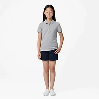 French Toast Girls' Polo Shirt with Picot Collar