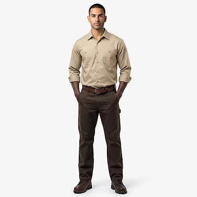 Red Kap Men's Long Sleeve Industrial Work Shirt