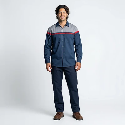 Red Kap Men's Long Sleeve Performance Tech Shirt