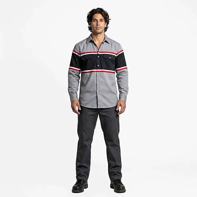 Red Kap Men's Long Sleeve Technician Shirt