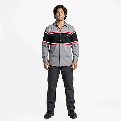 Red Kap Men's Long Sleeve Technician Shirt