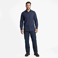 Red Kap Men's Long Sleeve Durastripe Work Shirt