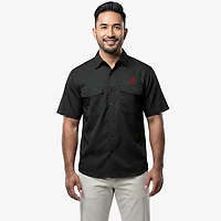 Antigua Men's University of Alabama Game Day Woven Fishing Shirt