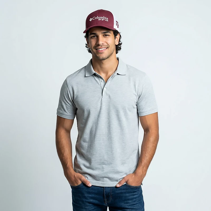 Columbia Sportswear Men's Texas A&M University Collegiate PFG Mesh Ball Cap