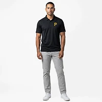 Antigua Men's Pittsburgh Pirates Tribute Short Sleeve Polo Shirt