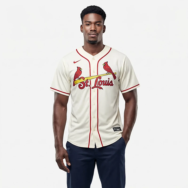 Nike Men's St. Louis Cardinals Blank Official Replica Alternate Jersey
