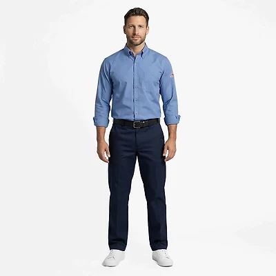 Bulwark Men's Excel Flame Resistant  Dress Shirt