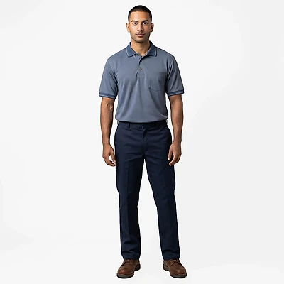 Red Kap Men's Performance Knit Twill Work Polo Shirt