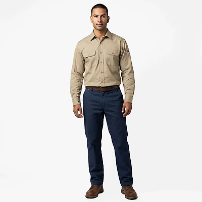 Bulwark Men's EXCEL Flame Resistant ComforTouch Uniform Shirt