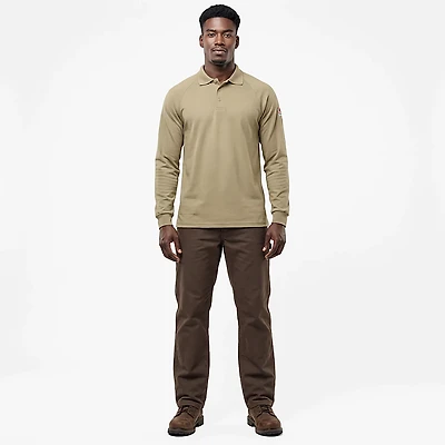 Bulwark Men's CoolTouch 2 Classic Long Sleeve Polo Shirt