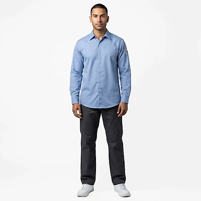 Bulwark Men's Concealed Gripper Work Shirt