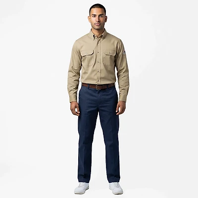 Bulwark Men's CoolTouch 2 Dress Uniform Long Sleeve Work Shirt