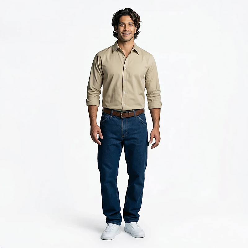 Red Kap Men's Specialized Pocketless Long Sleeve Work Shirt