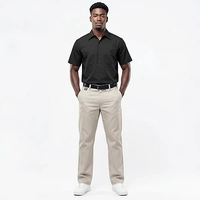 Red Kap Men's MIMIX Short Sleeve Work Shirt