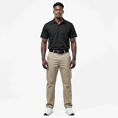 Red Kap Men's Performance Plus Shop Short Sleeve Shirt with OilBlok Technology