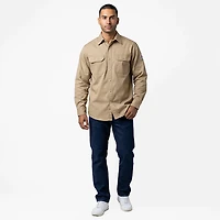 Bulwark Men's Midweight Flame Resistant  Snap ont Uniform Shirt