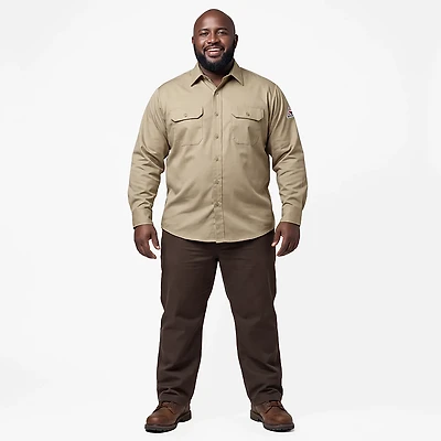 Bulwark Men's Midweight Flame Resistant  ComforTouch Work Shirt