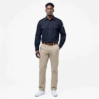 Bulwark Men's Lightweight Nomex Flame Resistant Snap ont Shirt