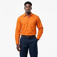 Red Kap Men's Enhanced Visibility Solid Long Sleeve Work Shirt