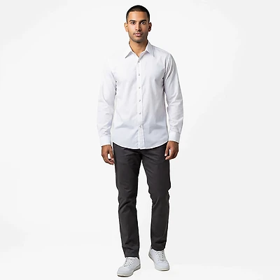 Red Kap Men's Specialized Pocketless Polyester Long Sleeve Work Shirt