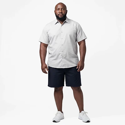 Red Kap Men's Specialized Pocketless Polyester Short Sleeve Work Shirt