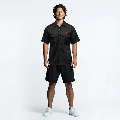 Antigua Men’s University of Texas Game Day Woven Fishing Shirt