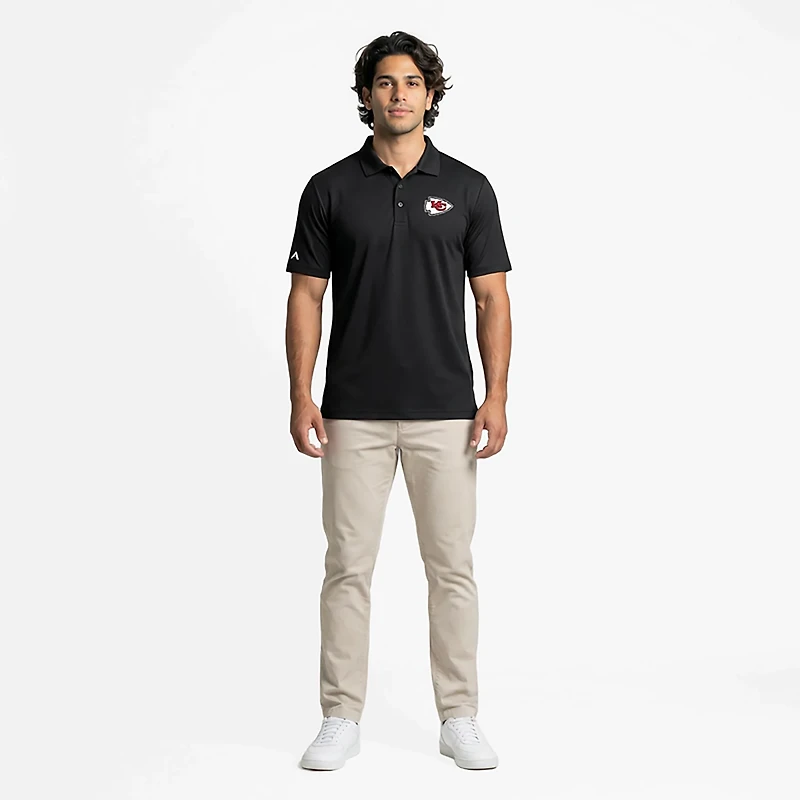 Antigua Men's Kansas City Chiefs Legacy Short Sleeve Polo Shirt