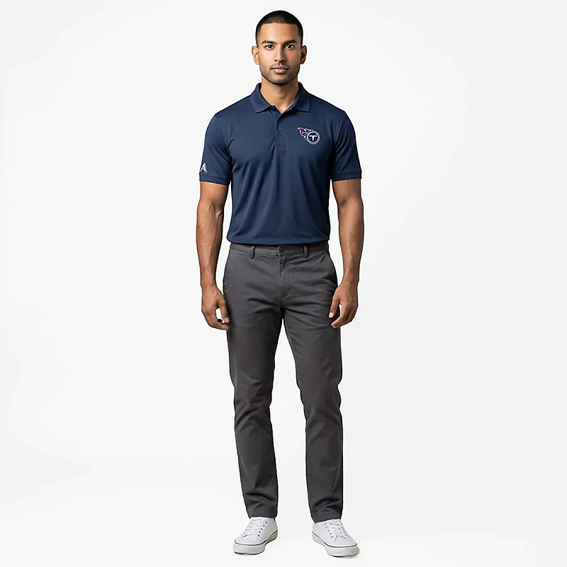 Antigua Men's Tennessee Titans Legacy Short Sleeve Polo Shirt