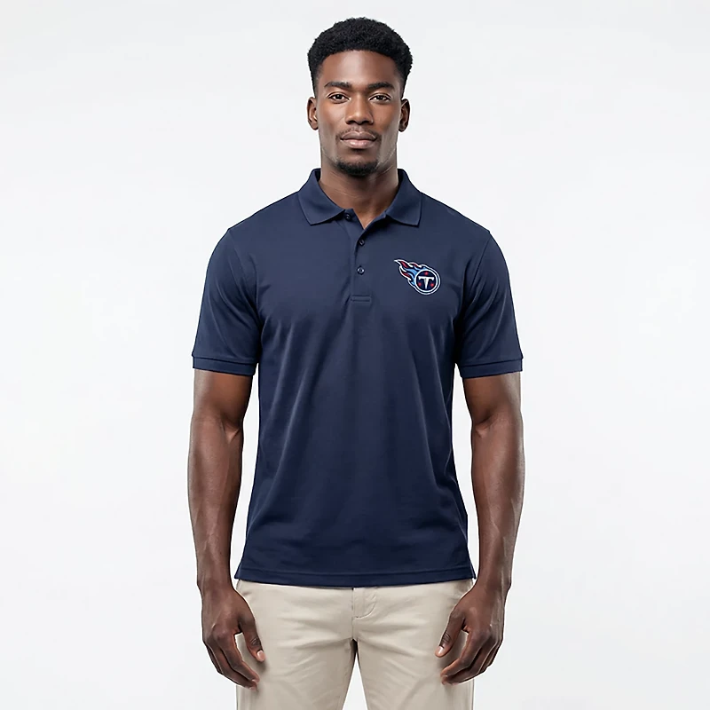 Antigua Men's Tennessee Titans Legacy Short Sleeve Polo Shirt