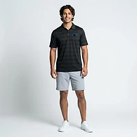 Antigua Men's Carolina Panthers Compass Short Sleeve Polo Shirt