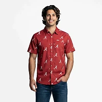 Columbia Sportswear Men's University of Alabama CLG Super Slack Tide™ Logo Print Shirt