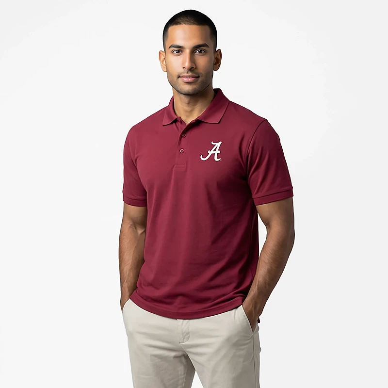 Antigua Men's University of Alabama Legacy Pique Polo Shirt