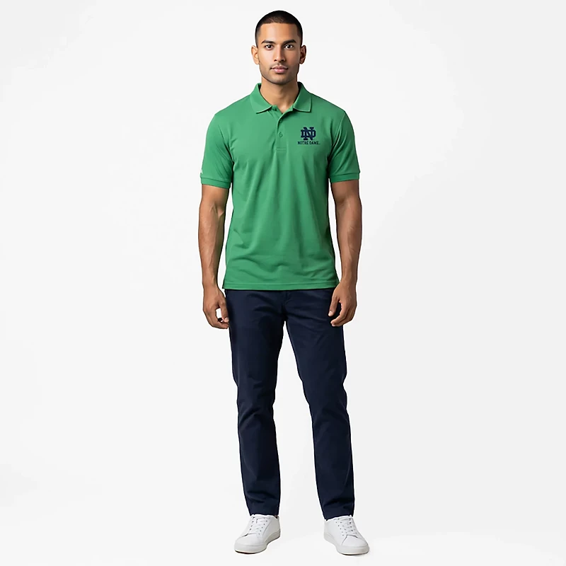 Antigua Men's University of Notre Dame Legacy Pique Polo Shirt
