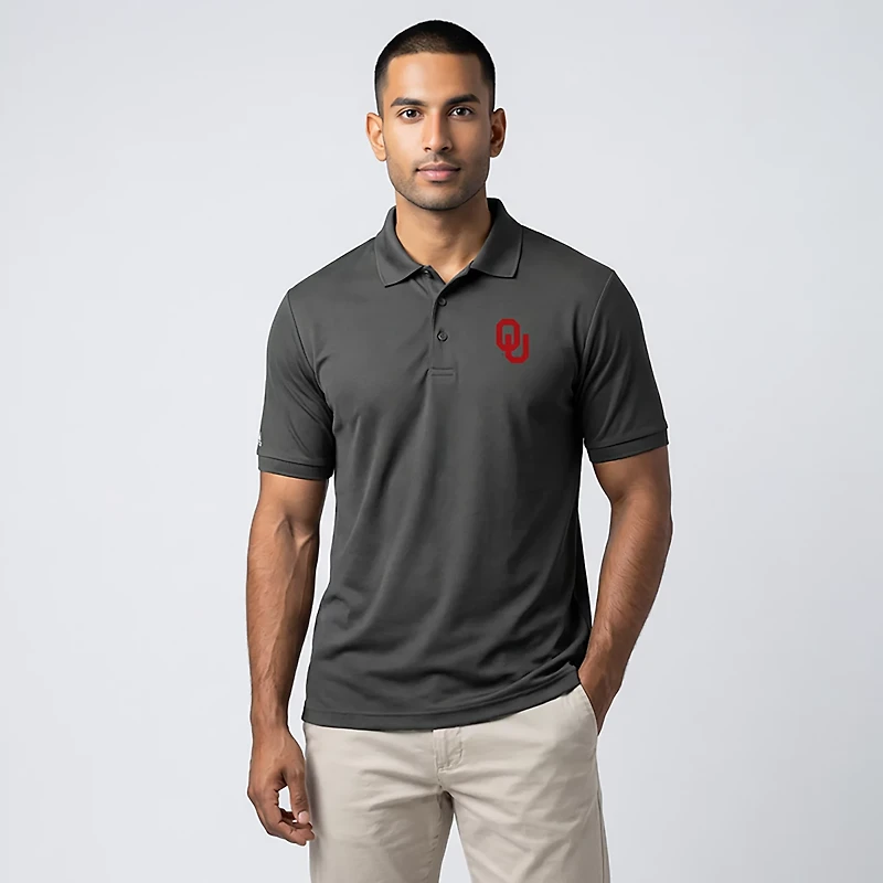 Antigua Men's University of Oklahoma Legacy Pique Polo Shirt