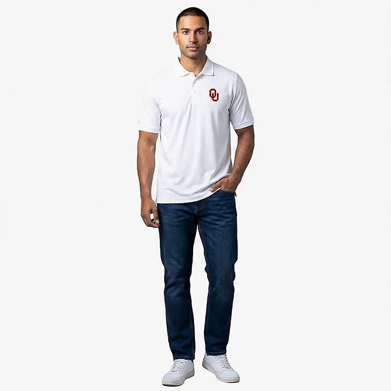 Antigua Men's University of Oklahoma Legacy Pique Polo Shirt