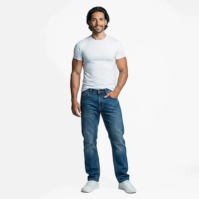 Smith's Workwear Men's 5-Pocket Relaxed Fit Denim Jeans