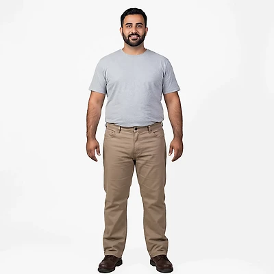 Smith's Workwear Men's 5-Pocket Canvas Stretch Pants