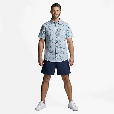 Magellan Outdoors Men's Shore and Line Washed Out Pocket Button-Down Fishing Shirt