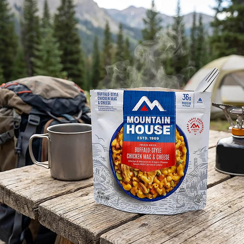 Mountain House Adventure Meals Buffalo Style Chicken Mac& Cheese Pouch