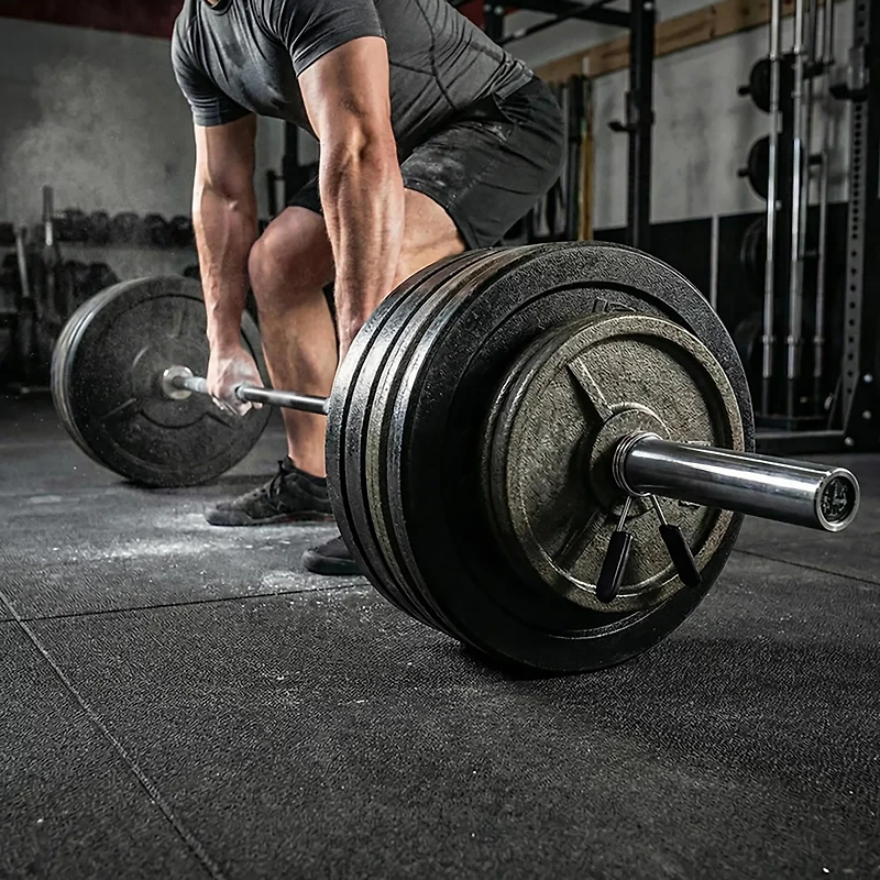 Lifeline 45 lb Olympic Bar With Collars