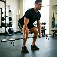 Lifeline 45 lb Olympic Bar With Collars