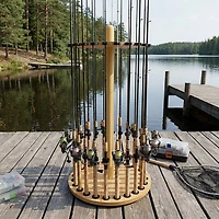 Rush Creek Creations 24 Round Fishing Rod Holder