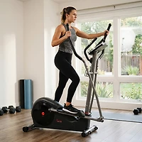 Sunny Health & Fitness Pre-Programmed Elliptical Trainer