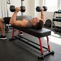 Sunny Health & Fitness Power Zone Flat Bench