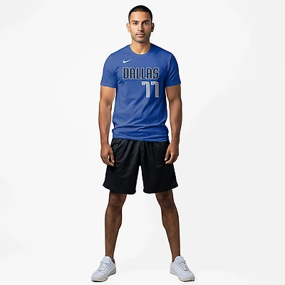 Nike Men's Dallas Mavericks Luka Doncic #77 Essential N&N T-shirt